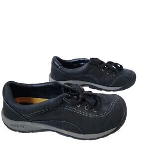 Keen Presidio II Womens Size 10 Black Hiking Walking Soft Toe Shoes 1018314